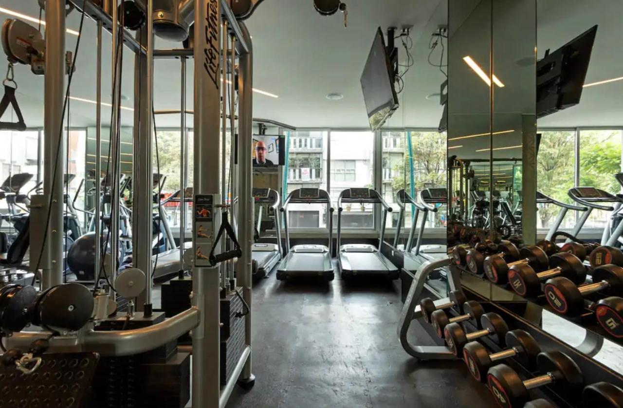 Departamento Mexicano En Polanco. Pool - Gym - Parking Città del Messico Esterno foto