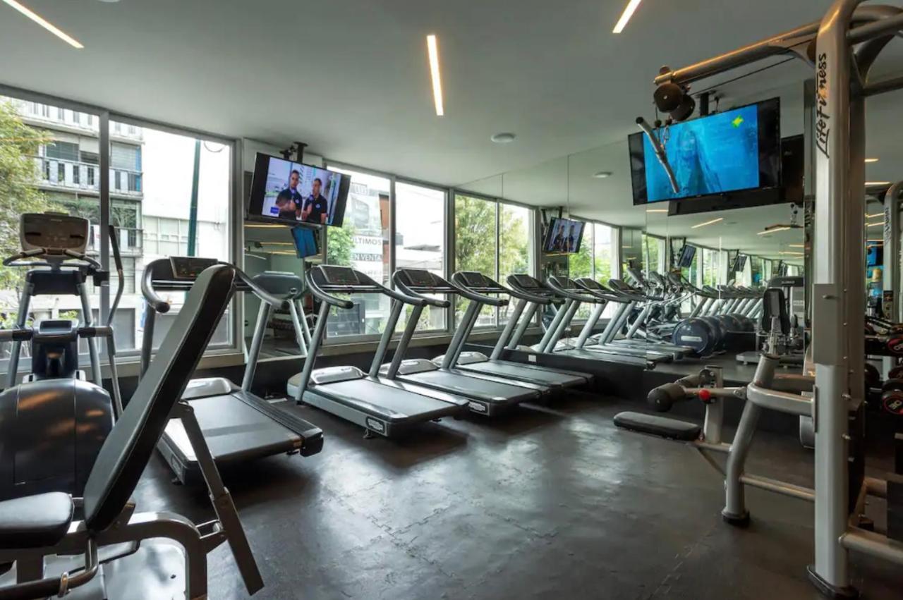 Departamento Mexicano En Polanco. Pool - Gym - Parking Città del Messico Esterno foto