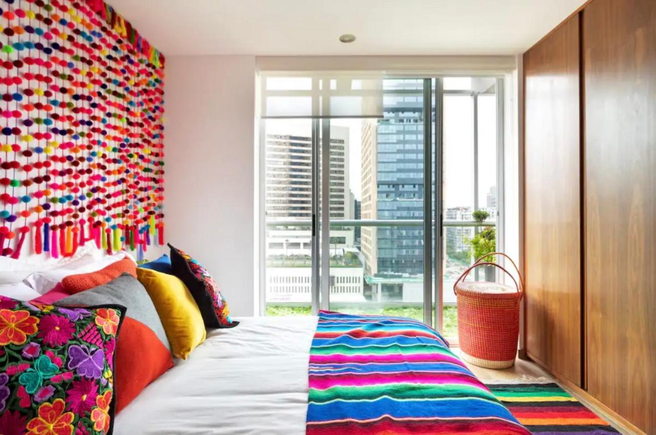 Departamento Mexicano En Polanco. Pool - Gym - Parking Città del Messico Esterno foto